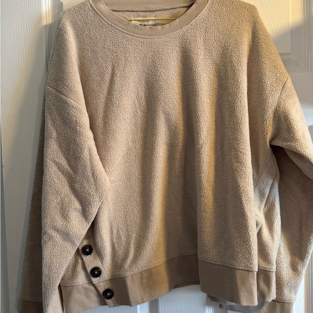 Madewell Beige Crew Neck Sweater